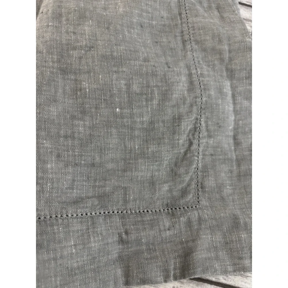 Pottery Barn ONE Grey Linen Pillow Case Sham Standard Luxury